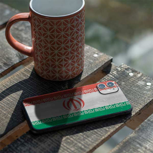 Iran Flag Distressed iPhone 11 Skin
