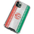 Iran Flag Distressed iPhone 12 Pro Clear Case