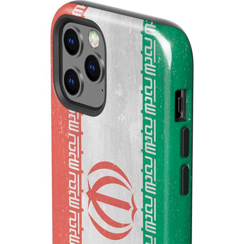 Iran Flag Distressed iPhone 12 Pro Max Impact Case