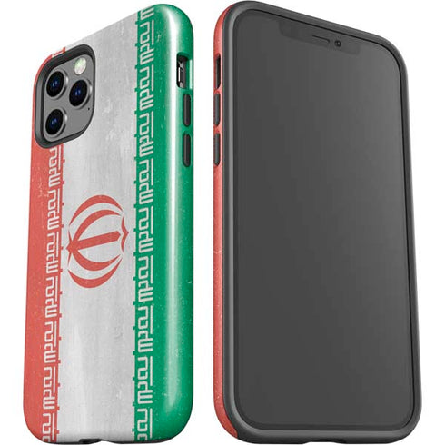 Iran Flag Distressed iPhone 12 Pro Max Impact Case