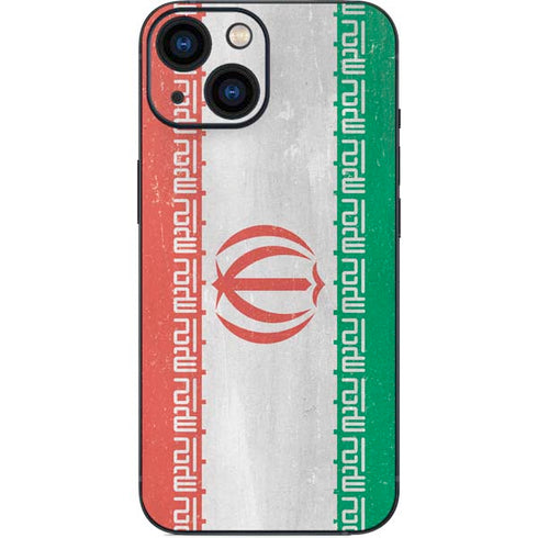 Iran Flag Distressed iPhone 13 Mini Skin