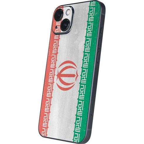 Iran Flag Distressed iPhone 13 Skin