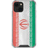 Iran Flag Distressed iPhone 14 Plus Clear Case