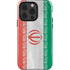 Iran Flag Distressed iPhone 14 Pro Impact Case