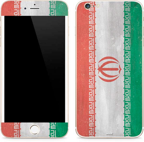 Iran Flag Distressed iPhone 6/6s Plus Skin