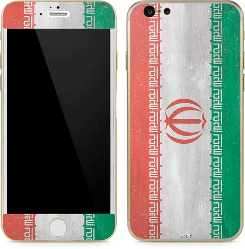Iran Flag Distressed iPhone 6/6s Skin