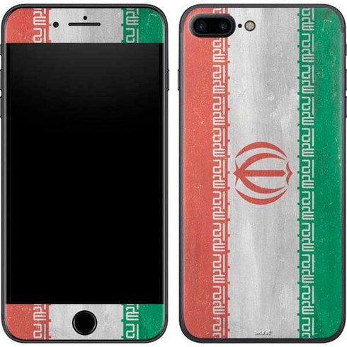 Iran Flag Distressed iPhone 7 Plus Skin