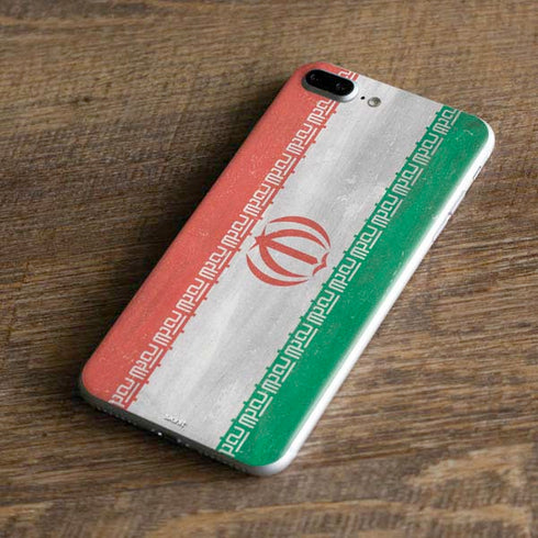 Iran Flag Distressed iPhone 7 Plus Skin