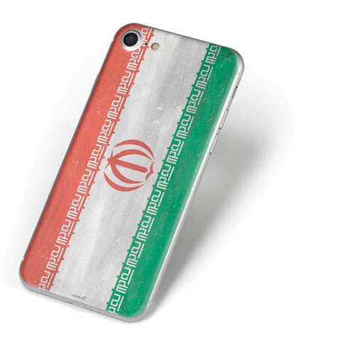 Iran Flag Distressed iPhone 7 Skin