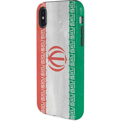 Iran Flag Distressed iPhone X Pro Case