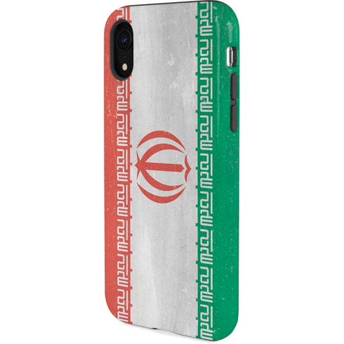 Iran Flag Distressed iPhone XR Pro Case
