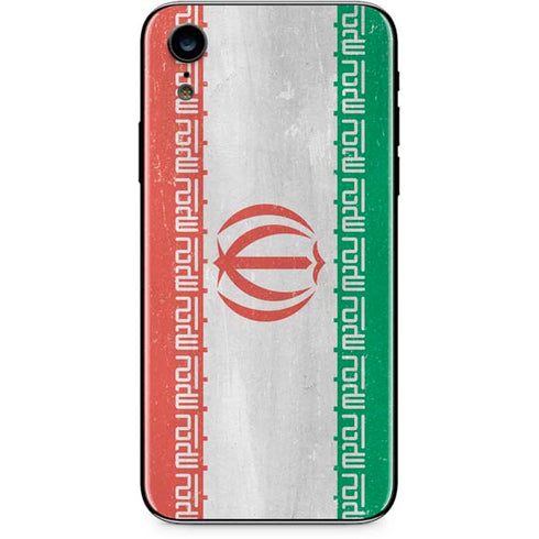 Iran Flag Distressed iPhone XR Skin