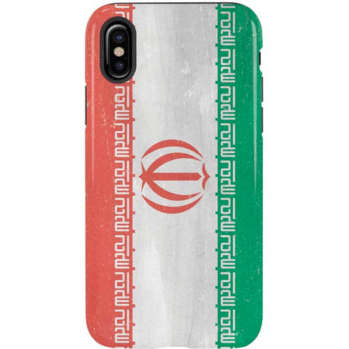 Iran Flag Distressed iPhone XS Pro Case