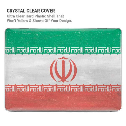 Iran Flag Distressed MacBook Air 15in (2023-2025) Case plus Skin