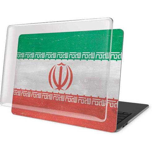 Iran Flag Distressed MacBook Pro 13in (2020) Case plus Skin