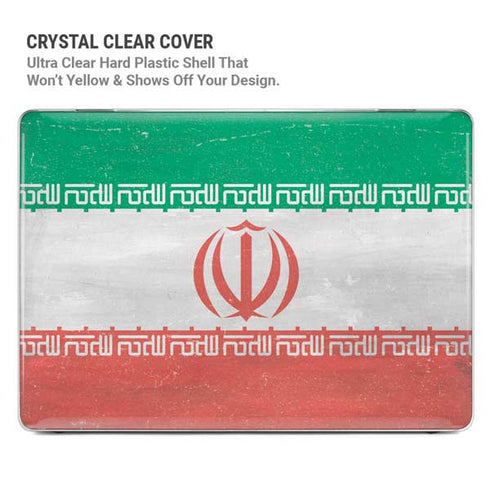 Iran Flag Distressed MacBook Pro 13in (2020) Case plus Skin