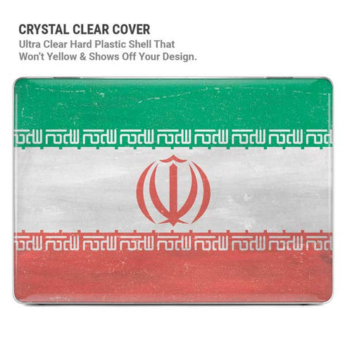 Iran Flag Distressed MacBook Pro 16in (2019-20) Case plus Skin