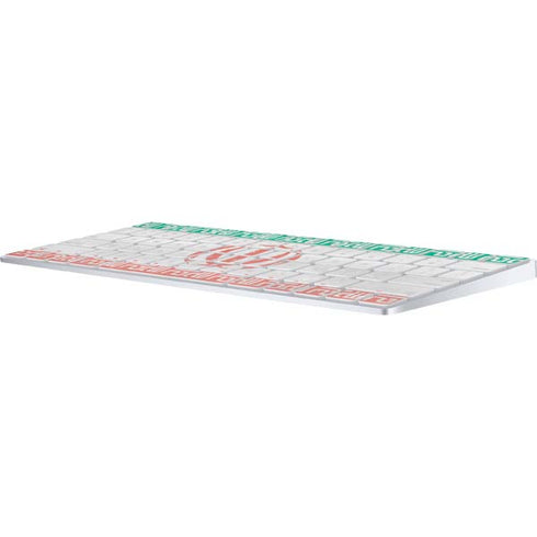 Iran Flag Distressed Magic Keyboard Skin