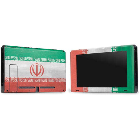 Iran Flag Distressed Nintendo Switch Bundle Skin