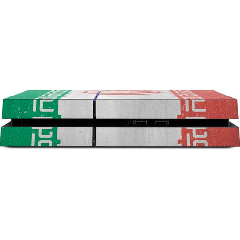 Iran Flag Distressed PS4 Console Skin