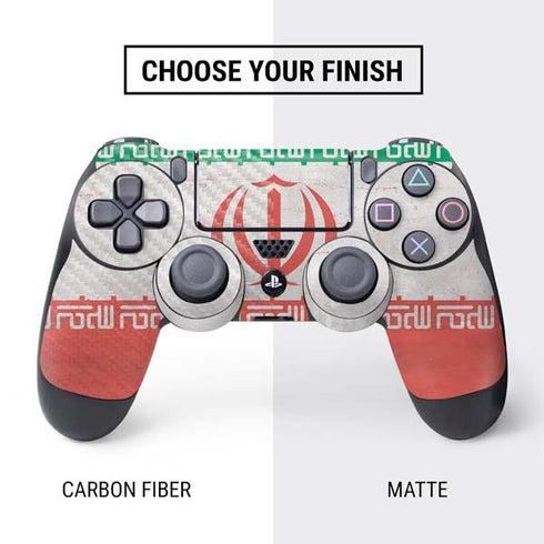 Iran Flag Distressed PS4 Controller Skin