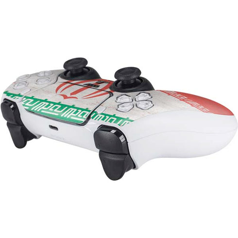 Iran Flag Distressed PS5 Controller Skin