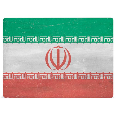 Iran Flag Distressed Surface Laptop 2 Skin