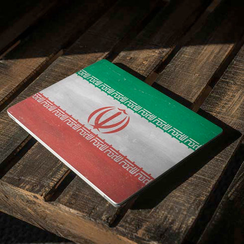Iran Flag Distressed Surface Laptop 3 13.5in Skin