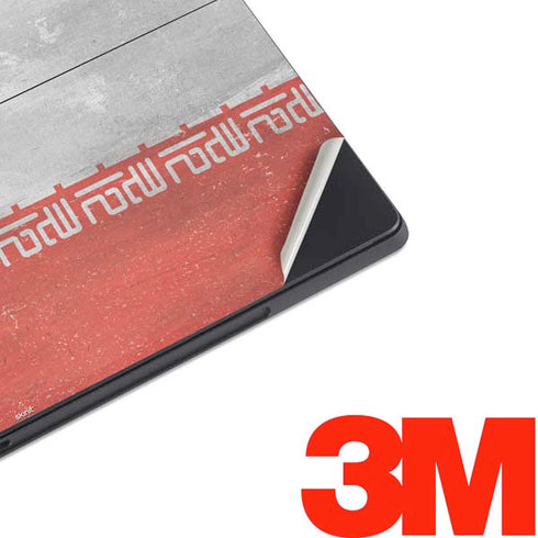 Iran Flag Distressed Surface Pro 7 Skin