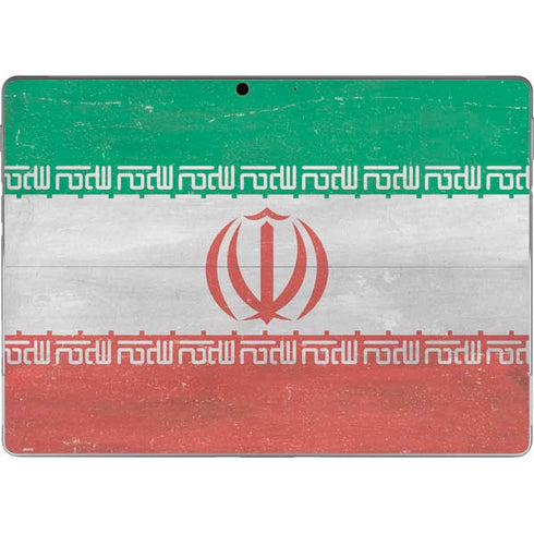Iran Flag Distressed Surface Pro 8 Skin