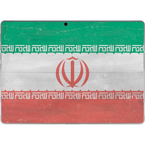 Iran Flag Distressed Surface Pro 9 Skin