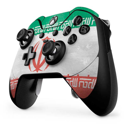 Iran Flag Distressed Xbox One Elite Controller Skin