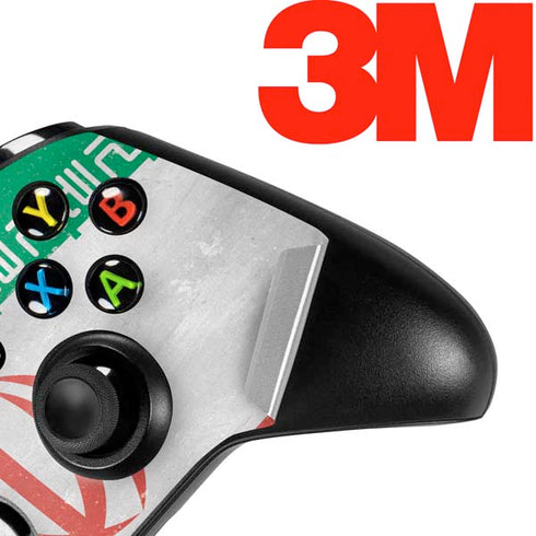 Iran Flag Distressed Xbox One X Controller Skin
