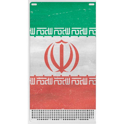 Iran Flag Distressed Xbox Series S Skins
