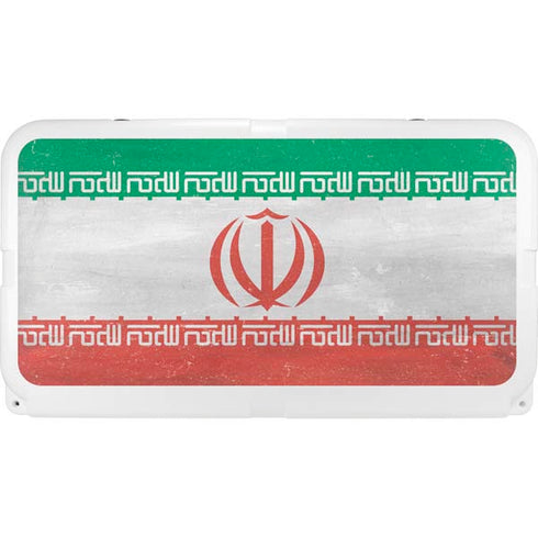 Iran Flag Distressed YETI Tundra 75 Hard Cooler Skin