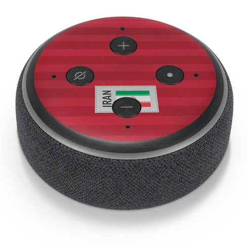Iran Soccer Flag Amazon Echo Dot Skin