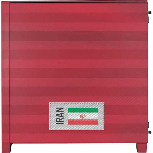 Iran Soccer Flag Corsair 4000D Tempered Glass Mid-Tower ATX Case Skin