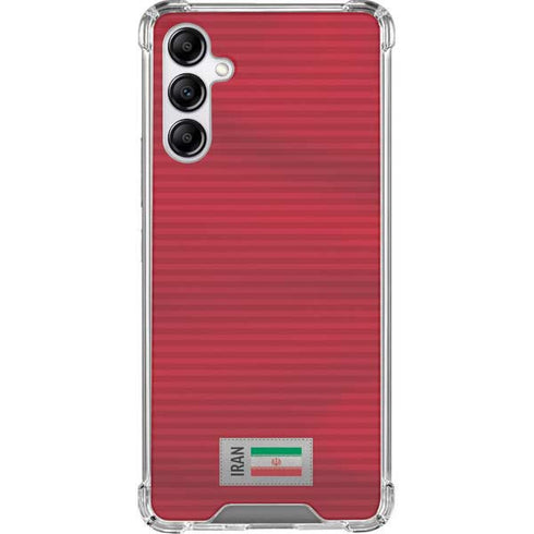 Iran Soccer Flag Galaxy A14 5G Clear Case