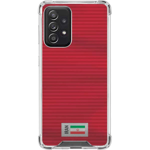Iran Soccer Flag Galaxy A52 5G Clear Case