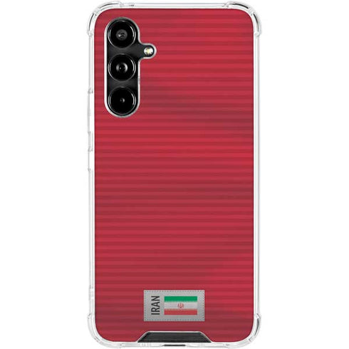 Iran Soccer Flag Galaxy A54 5G Clear Case