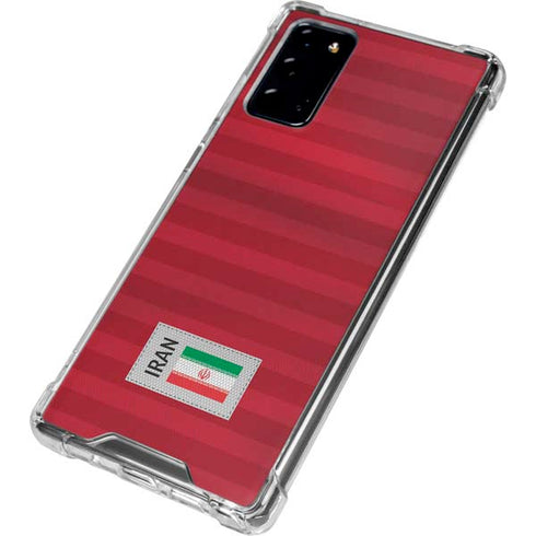 Iran Soccer Flag Galaxy Note20 5G Clear Case