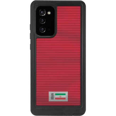 Iran Soccer Flag Galaxy Note20 5G Waterproof Case