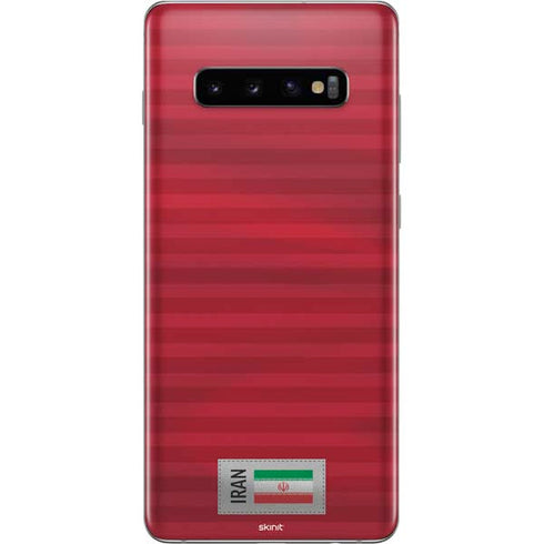 Iran Soccer Flag Galaxy S10 Plus Skin