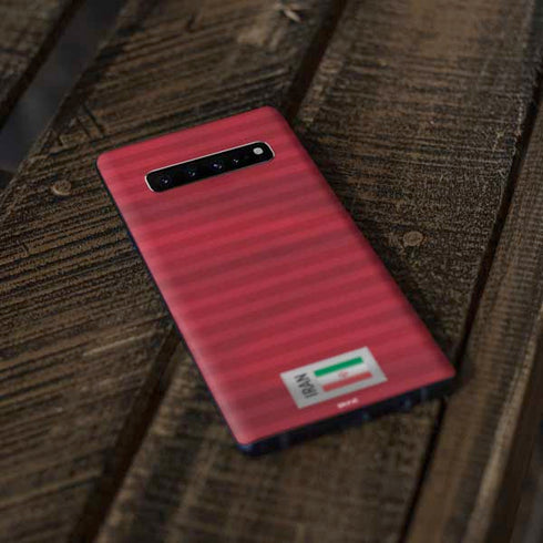 Iran Soccer Flag Galaxy S10 Plus Skin