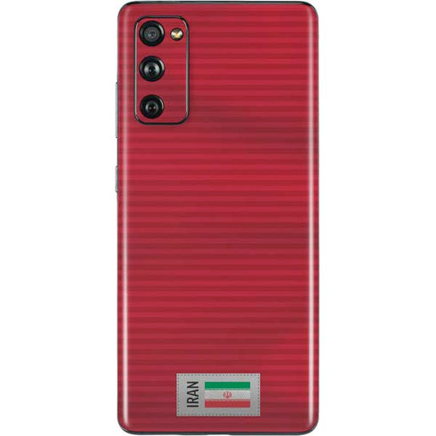 Iran Soccer Flag Galaxy S20 Fan Edition Skin