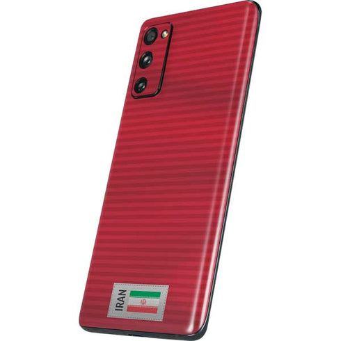 Iran Soccer Flag Galaxy S20 Fan Edition Skin