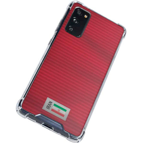Iran Soccer Flag Galaxy S20 FE Clear Case