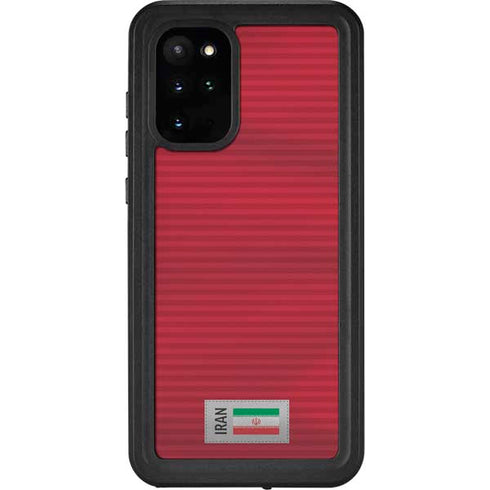 Iran Soccer Flag Galaxy S20 Plus Waterproof Case