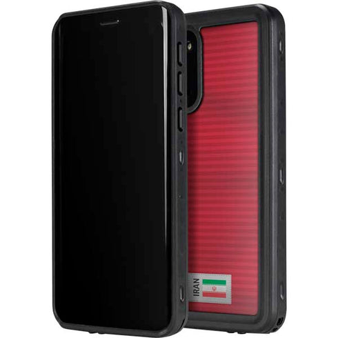 Iran Soccer Flag Galaxy S20 Plus Waterproof Case