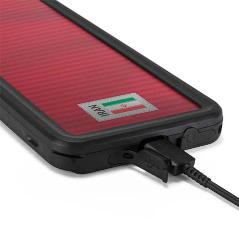 Iran Soccer Flag Galaxy S20 Plus Waterproof Case